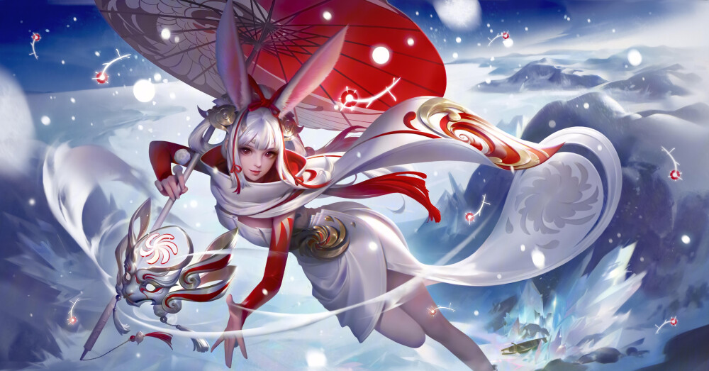 王者荣耀 公孙离 祈雪灵祝 海报(横屏)