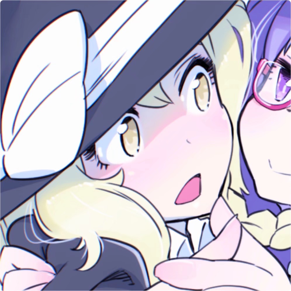 动漫闺蜜头像 车万/东方/帕秋莉/魔理沙