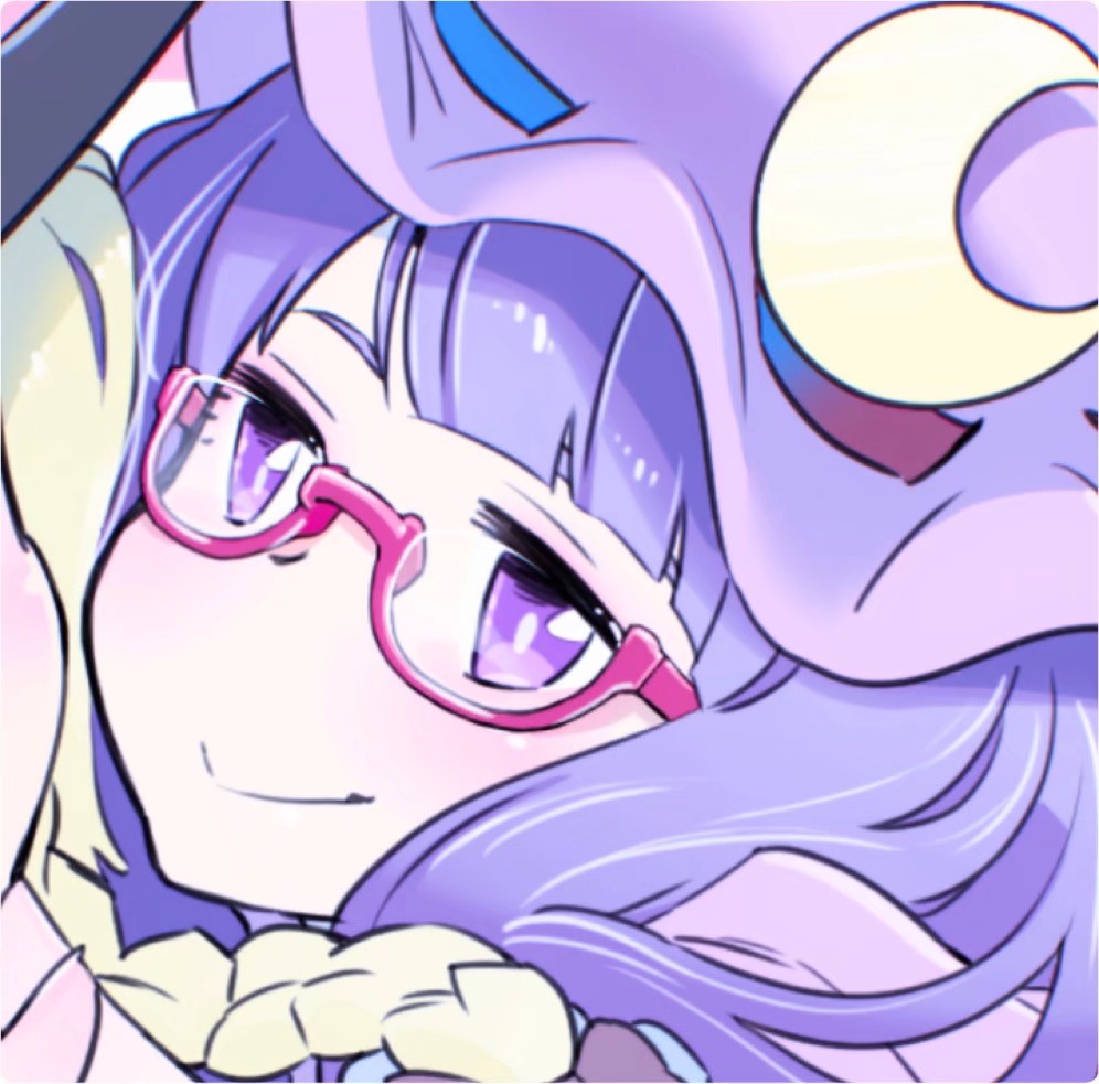 动漫闺蜜头像 车万/东方/帕秋莉/魔理沙