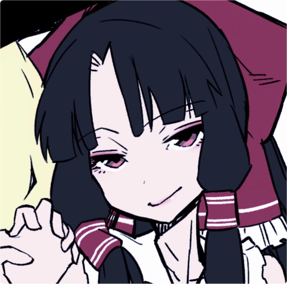 动漫闺蜜头像东方/博丽灵梦/魔理沙