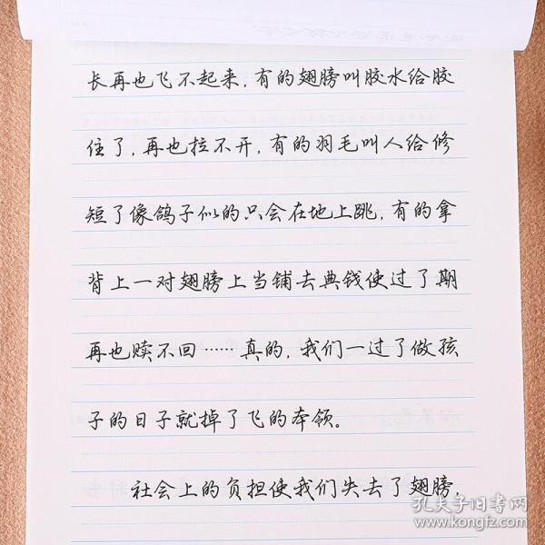 行楷钢笔字