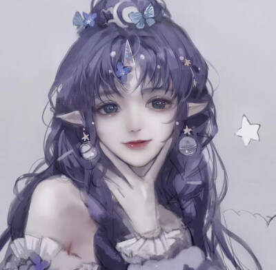 紫色系优质女头