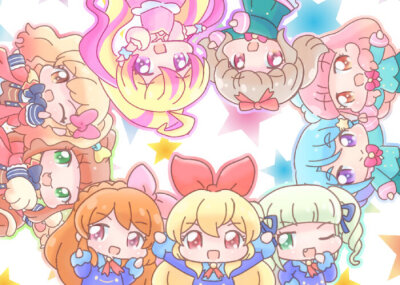 【Aikatsu偶像联动☆五代】偶像活動！/偶像活動STARS！/偶像活動Friends！/偶像活動Planet！[星宫莓/大空明/藤堂尤里卡/虹野梦/早乙女亚子/友希爱音/凑美绪/姬石来希/音羽舞樱]