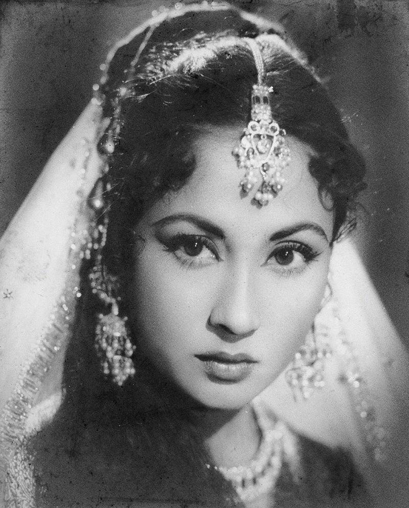 Meena Kumari，1960. ​​​