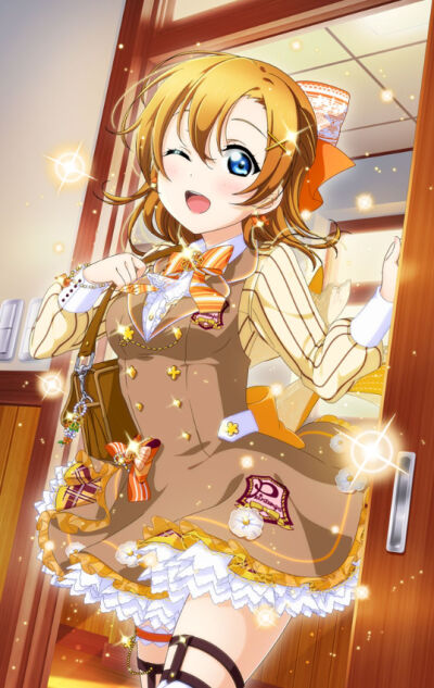 Love Live! School Idol Project-μ's-cafe de fleur-streamline-lovely gal