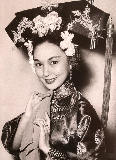 赵无极的妻子陈美琴，1958