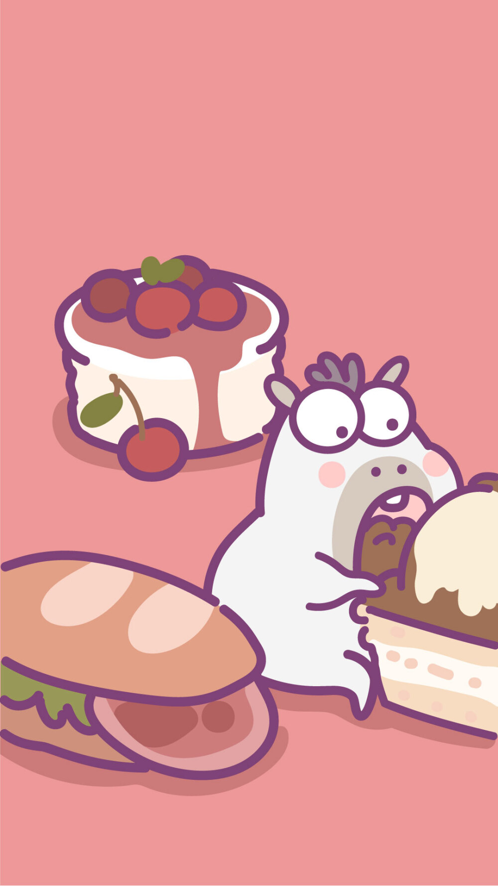 蛋宝的日记—小我马壁纸