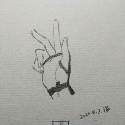 铅笔画 黑白 临摹 简单 手