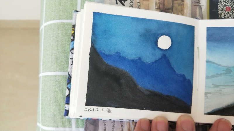 水彩 小清新 临摹 简单 