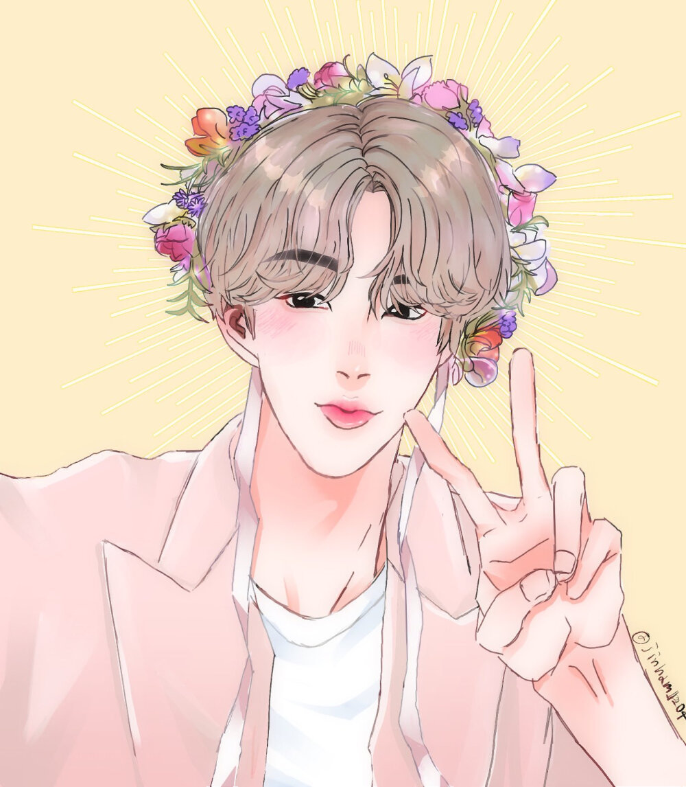 金硕珍手绘,搜图不易,留图请点赞,专辑内所有图片均有才阿米所绘,我