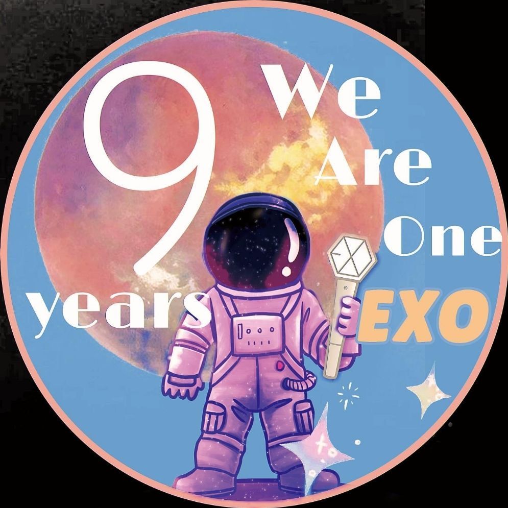 #是九年 不是九天也不是九个月 是春夏秋冬来回交替的九年。
EXO 九周年快乐