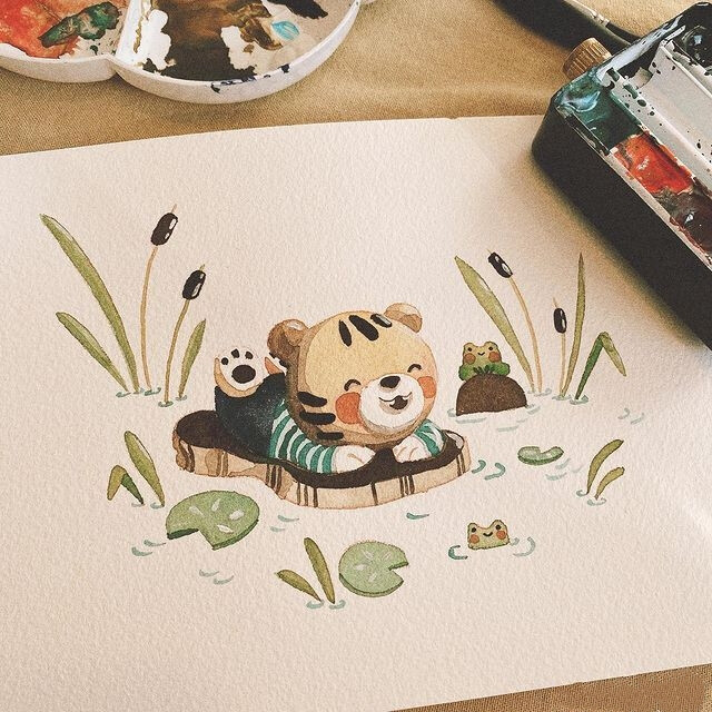 插画，ins：doodle_anni ​​​