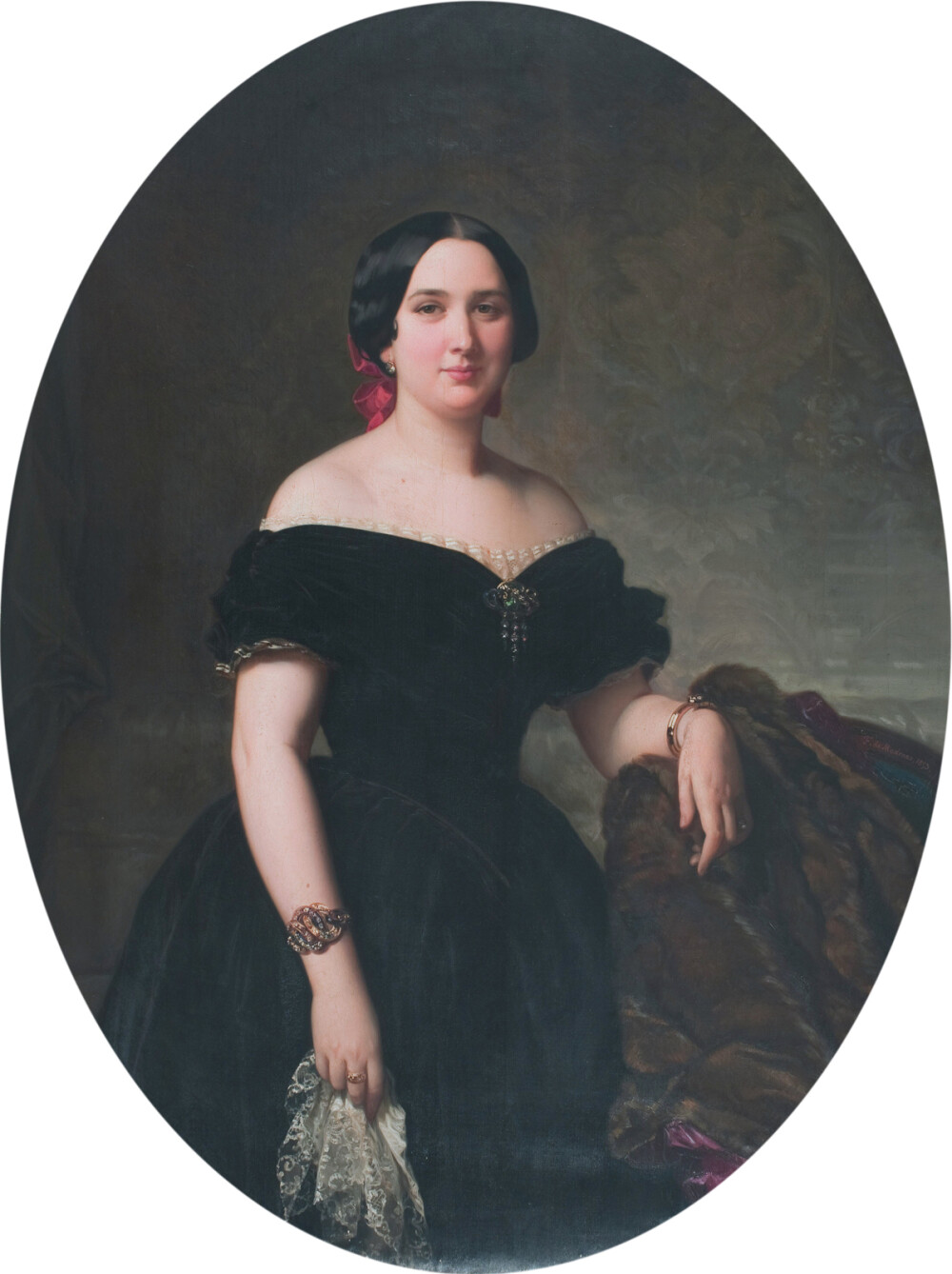 1853 Baroness of Weisweiller by Federico de Madrazo y Kuntz 