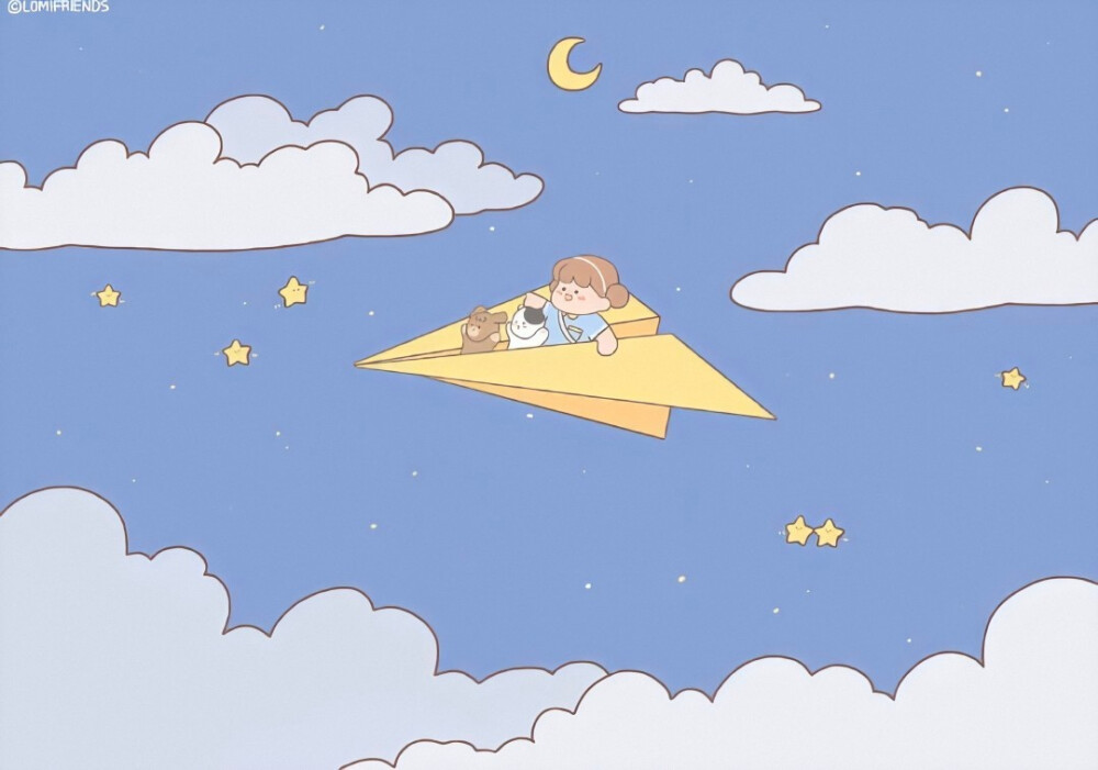 卡通iPad壁纸
ins：moonwhale96