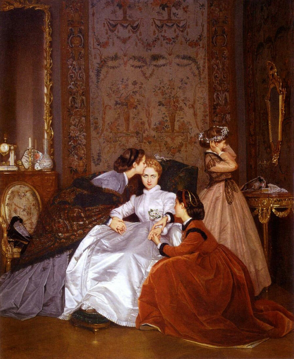 The Reluctant Bride - Auguste Toulmouche 1866