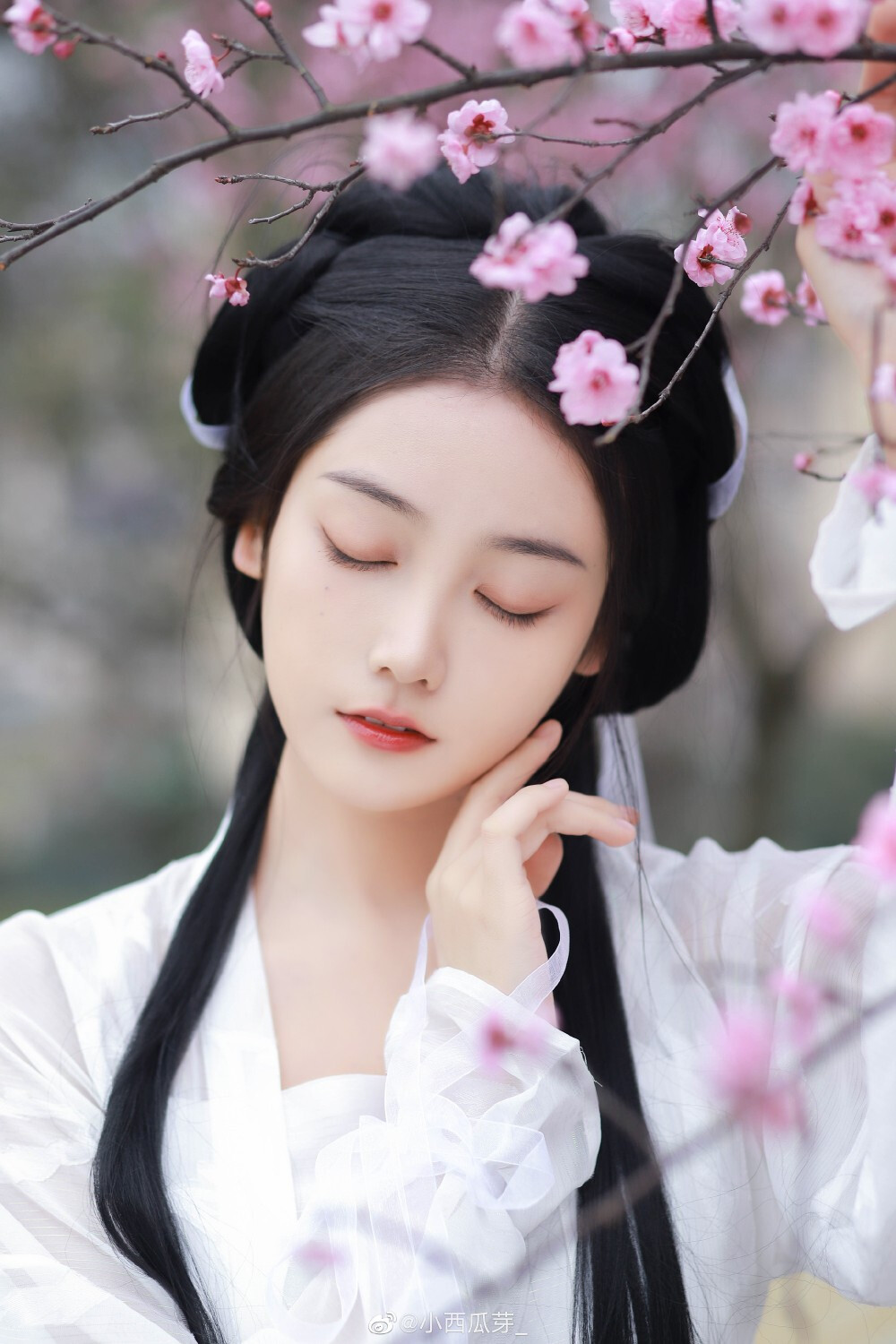 #重庆约拍#
「玉面似阳春」
摄影：@小西瓜芽_
出镜：@夏目千玲ovo
#汉服摄影##汉服约拍##汉服写真##汉服#