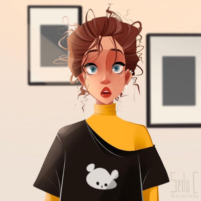 插画师 Seda Coskun