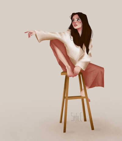 插画师 Seda Coskun