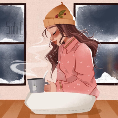 插画师 Seda Coskun