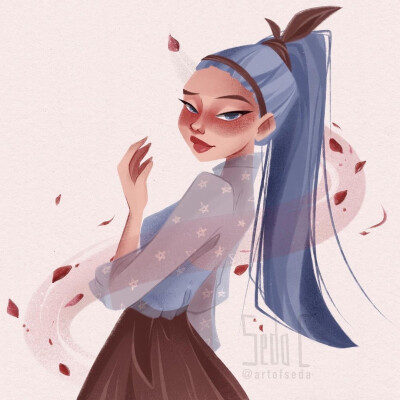 插画师 Seda Coskun