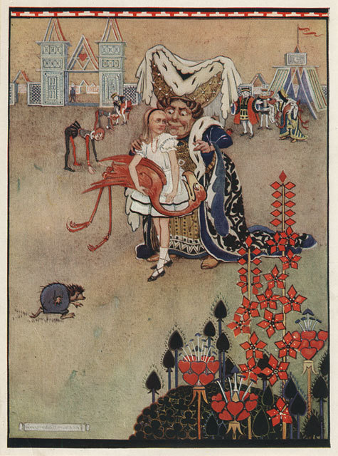 1922年伦敦版《爱丽丝梦游仙境》
插画师：Gwynedd M. Hudson ​ ​​​