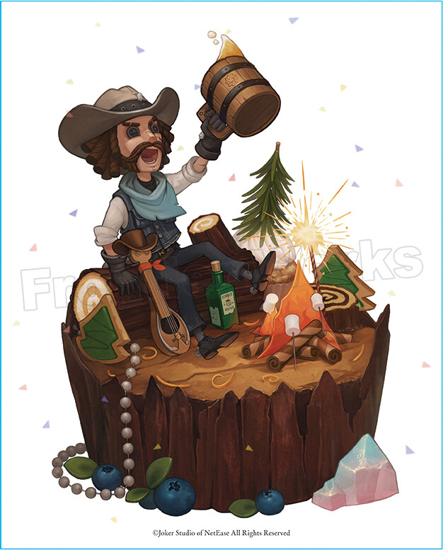 第五人格牛仔生日贺图