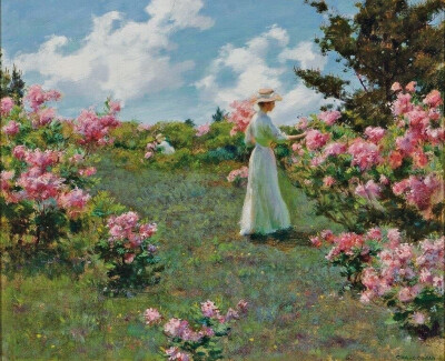 查尔斯·考特尼·柯兰（Charles Courtney Curran，1861年2月13日至1942年11月9日）是美国画家。他以在各种场合描绘女性的画布而闻名。