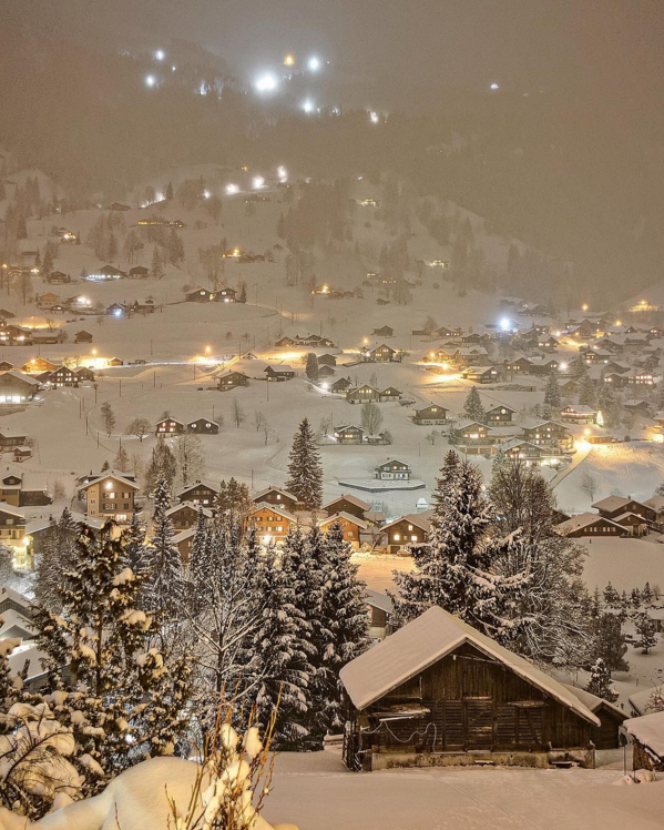 瑞士雪景