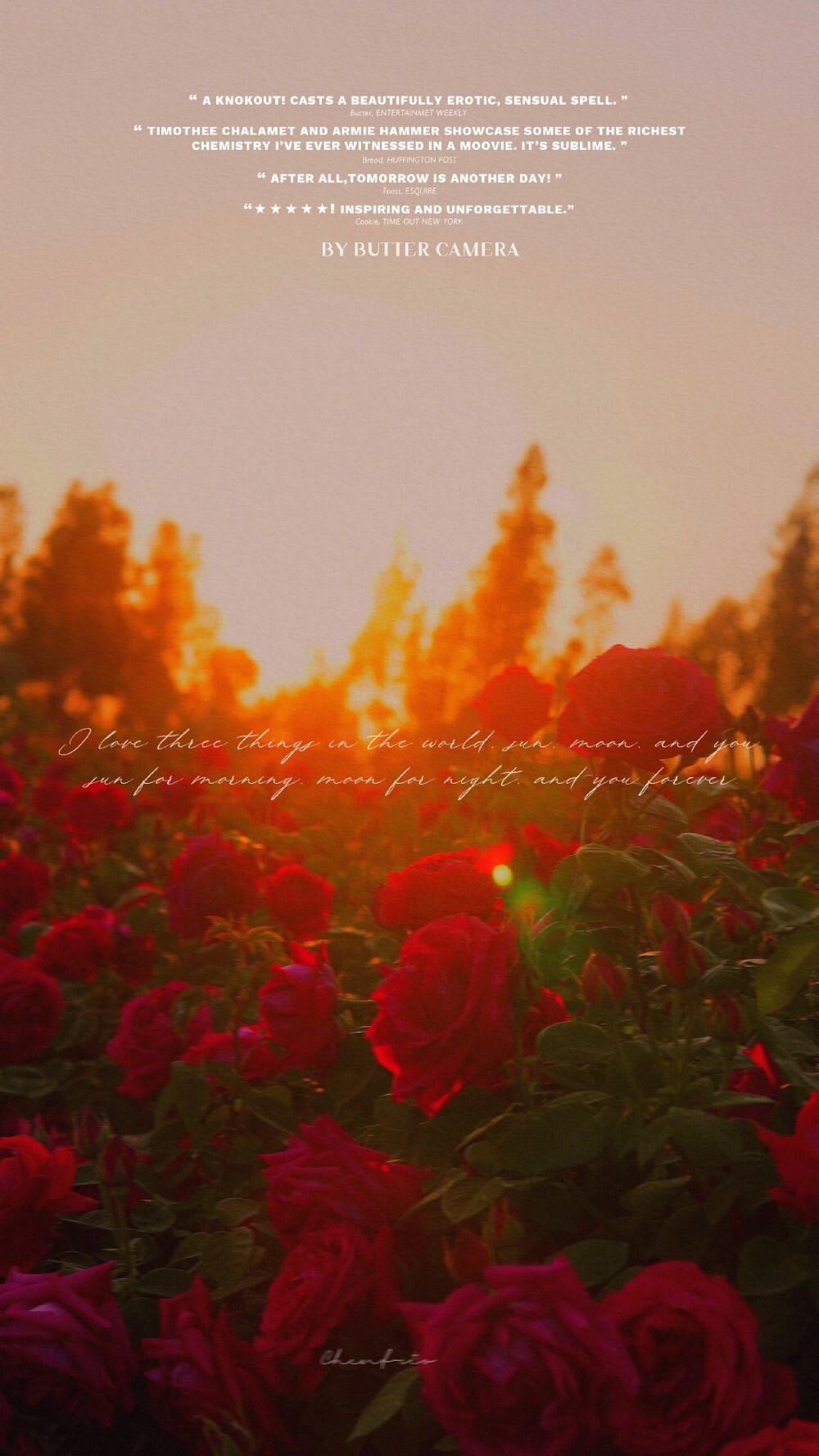 ᴳⁱᵛᵉ ʸᵒᵘ ʲᵘˢᵗ ᵒⁿᵉ ʳⁱᵈᵉ, ˡⁱᵏᵉ ˡᵉᵗᵗⁱⁿᵍ ᵍᵒ·
送你只此一程 犹如放生。