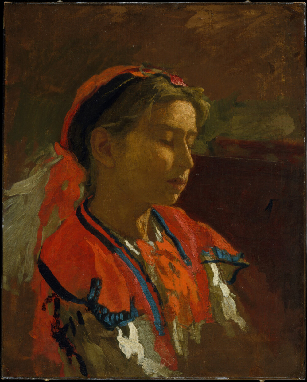 托马斯·埃金斯（Thomas Eakins），卡梅利塔·雷奎纳（Carmelita Requena），1869年