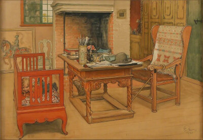 瑞典画家Carl Larsson作品
