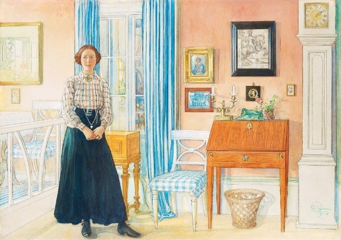 瑞典画家Carl Larsson作品
