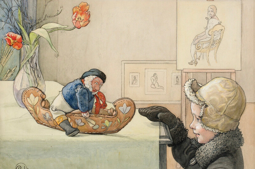 瑞典画家Carl Larsson作品
