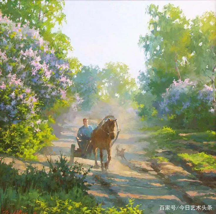 德米特里·莱文（DMITRY LEVIN）1955年出生于俄罗斯莫尔尚斯克
1976年毕业于萨维斯基艺术学院
俄罗斯写实主义画家，俄罗斯艺术家创意联盟成员，国际艺术基金会，专业艺术家联合会，国际创意学会院士。
德米特里·莱文先后荣获“国际艺术研究院”金奖和“国家宝藏”奖章。
他的艺术灵感来源于对大自然温柔而热情的依恋，并将其视为人生的一部分。
他的每幅绘画作品简单而充满深刻的含义，无论是俄罗斯的森林公路还是欧洲城市的街道。观其画作，你会感觉很简单，长时间你会在画中迷失自我