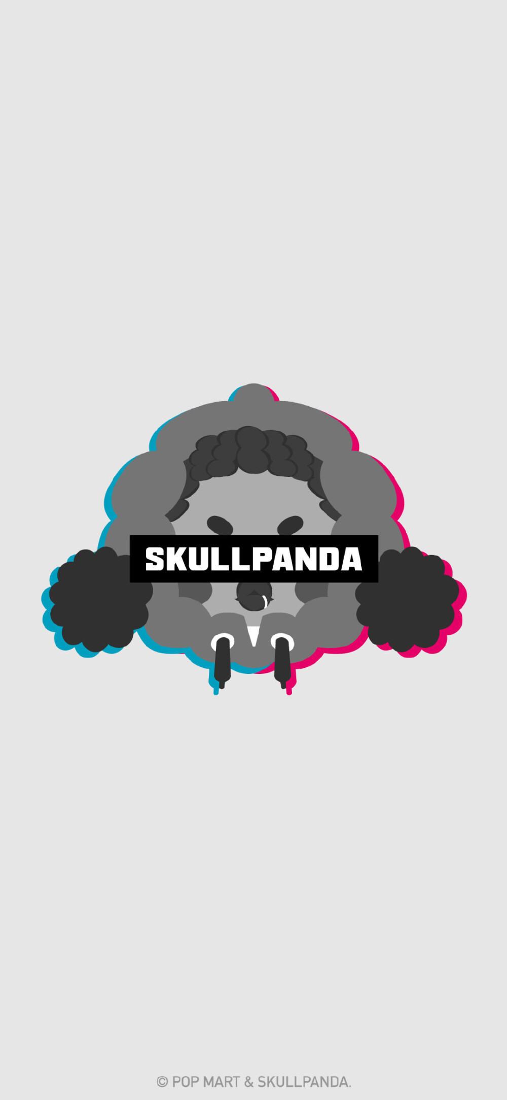 泡泡玛特 SKULLPANDA熊喵热潮系列
手机壁纸