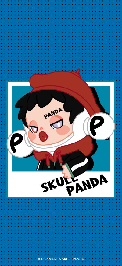 泡泡玛特 SKULLPANDA熊喵热潮系列
手机壁纸