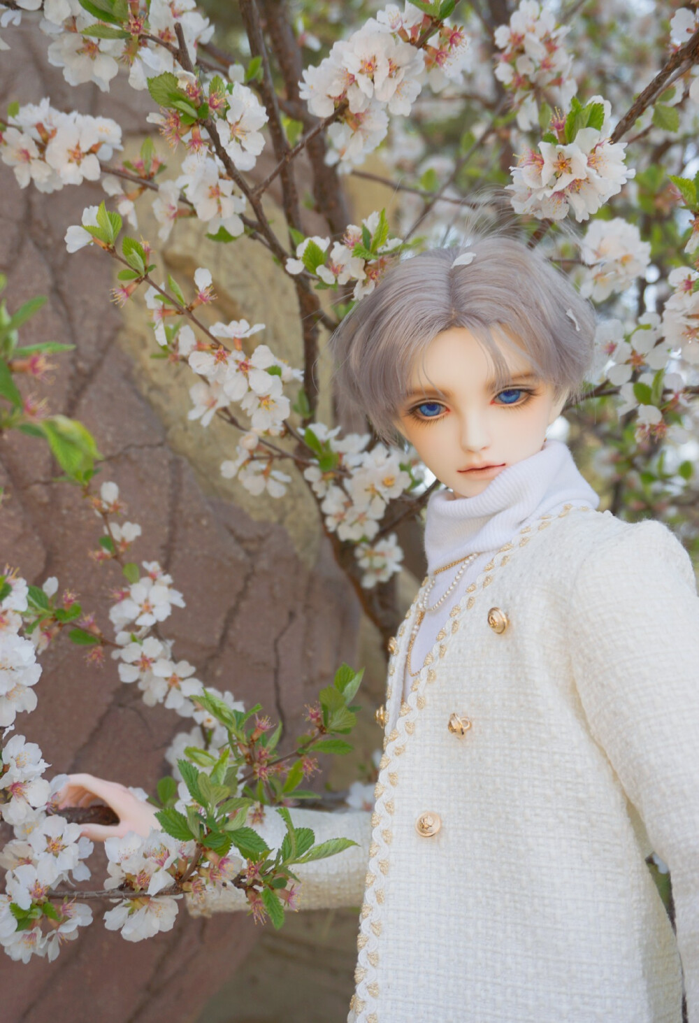 人偶奇缘 bjd doll 看庭前花开花落