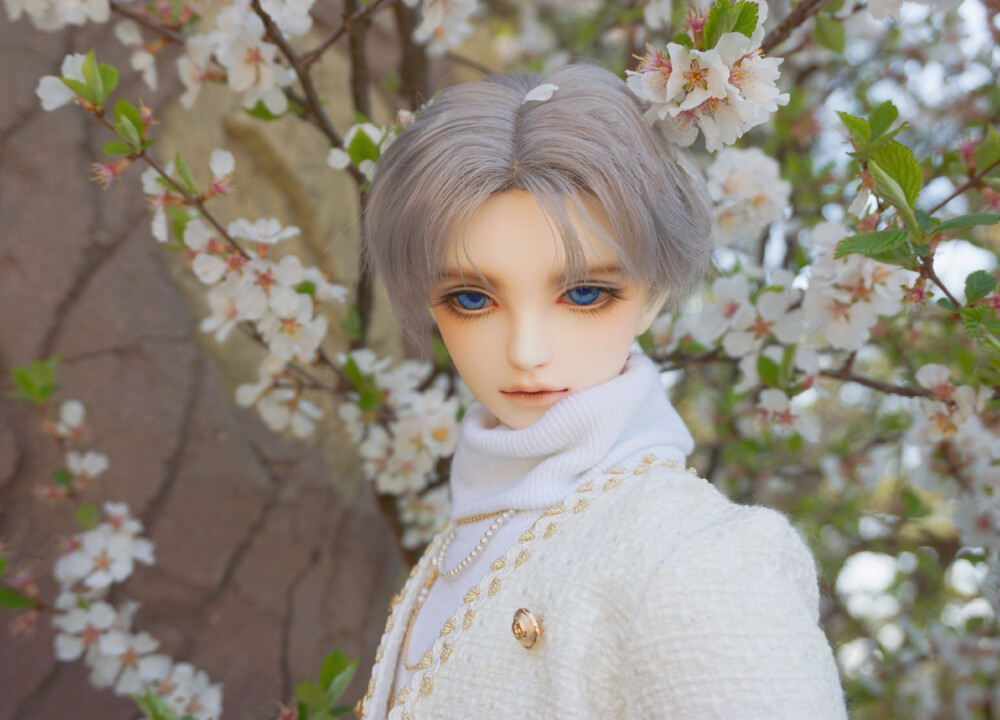 人偶奇缘 bjd doll 看庭前花开花落