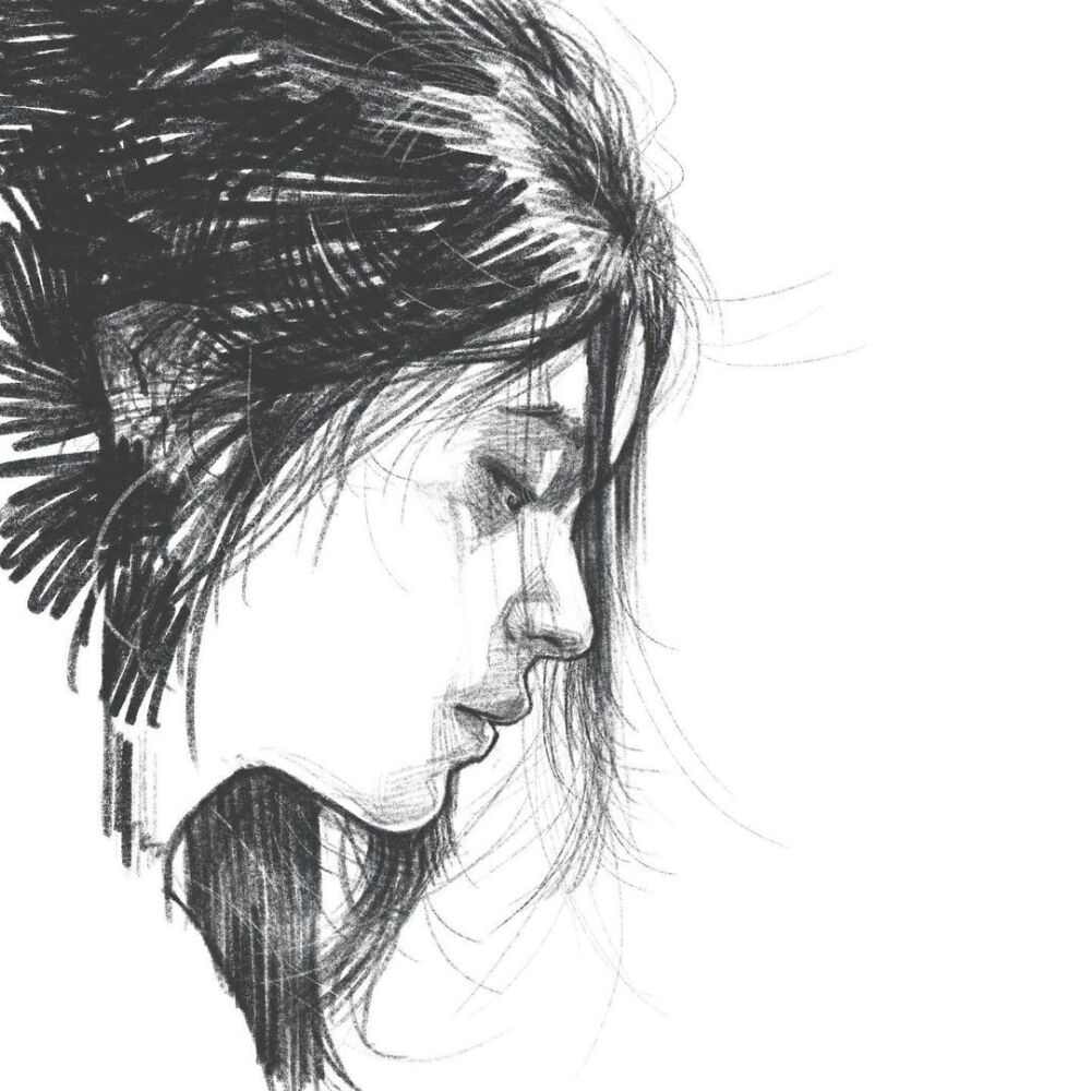 人物头像速写
插画师doriaaa_art