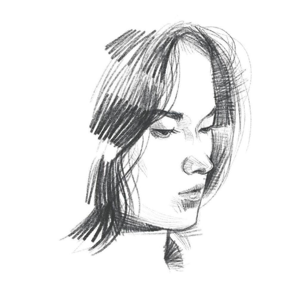 人物头像速写
插画师doriaaa_art