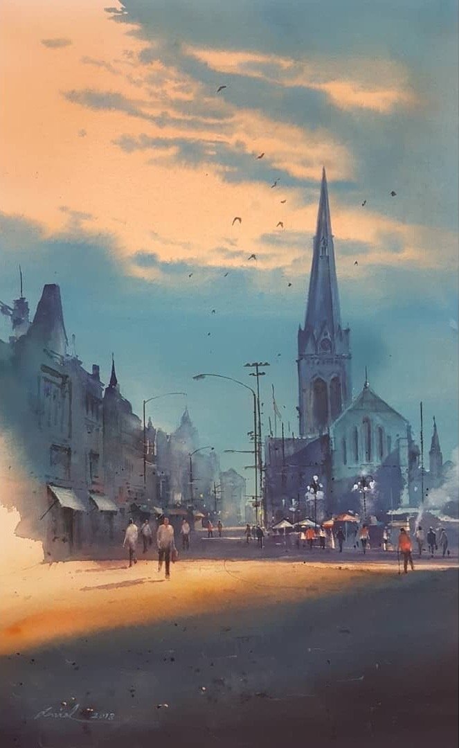 伊朗画家 Javid Tabatabaei