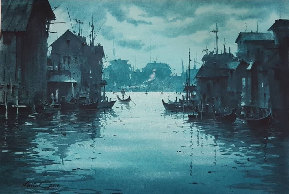 伊朗画家 Javid Tabatabaei