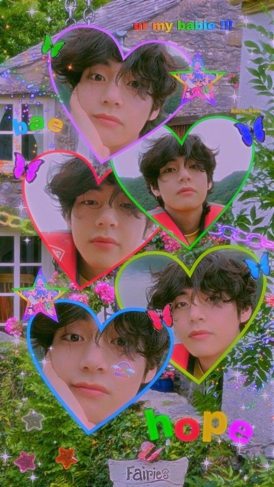 BTS复古拼接壁纸♡