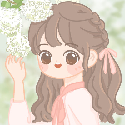 鲜花与少女
作者：@芋泥甜饼