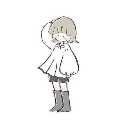 简笔画女孩
画师：umeko ​​​