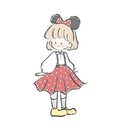 简笔画女孩
画师：umeko ​​​