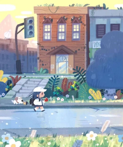 超可爱插画by日本东京插画师Amelic