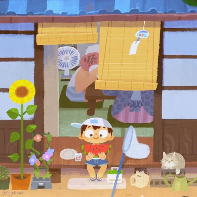 超可爱插画by日本东京插画师Amelic