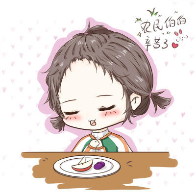 被调去了宝宝班，以后固定在那里了。
见不到小班的那群孩子了。太多孩子想画了，记忆最深的是这个女孩子。
吃水果前，班上震荡“老师辛苦了”后。
她一个人悄悄加上了一句“农民伯伯辛苦了”。
很幸运的是，这句温…