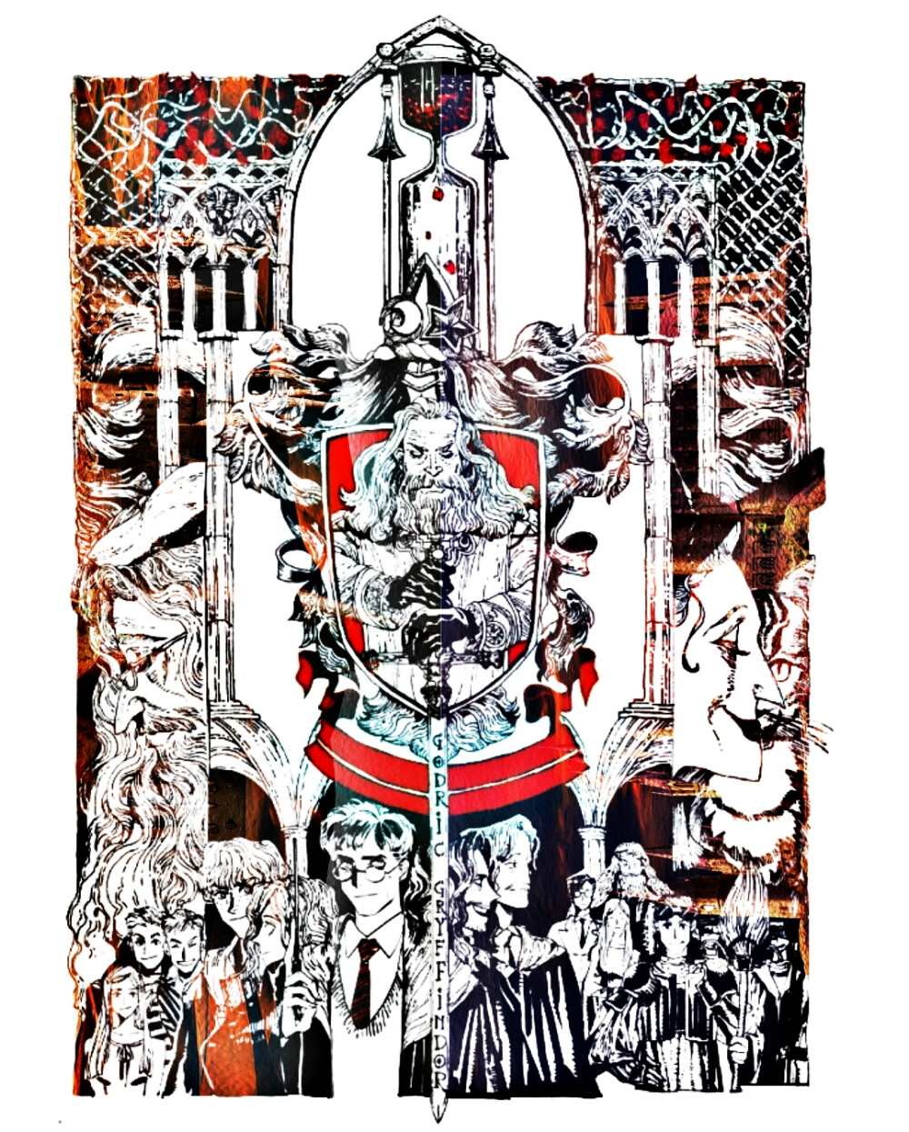 哈利波特，四学院